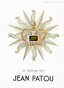 Jean Patou (Perfumes) 1959 "Joy" Le Parfum Roi