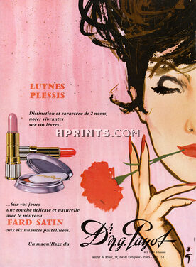 Payot (Cosmetics) 1960 René Gruau, Luynes Plessis