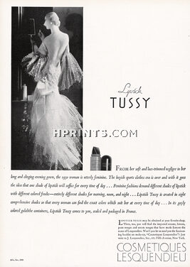 Tussy (Cosmetics) 1930 Lipstick, Lesquendieu