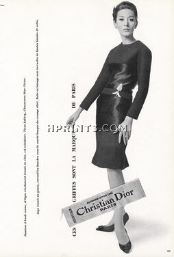 Christian Dior 1961 Etiquette, Label Logo