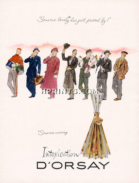 D'Orsay (Perfumes) 1954 Intoxication, Someone lovely has just passed by