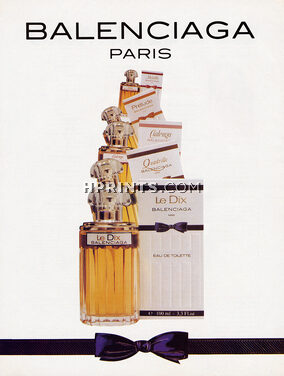Balenciaga (Perfumes) 1988 Michelle Prelude Quadrille Le Dix Cialenga