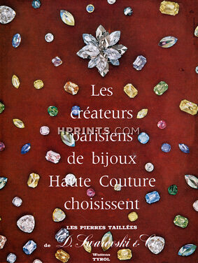 Swarovski & Co. 1961 Pierres Taillées Haute Couture, Photo Lejeune