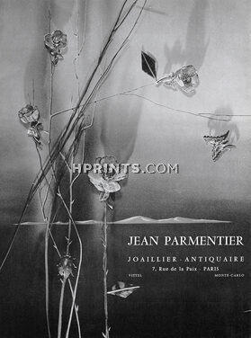 Jean Parmentier 1957 Flowers Brooches