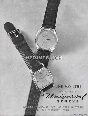 Universal Genève 1948 Une montre signée