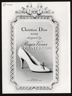 Christian Dior (Shoes) 1960 Roger Vivier, Model Crystal
