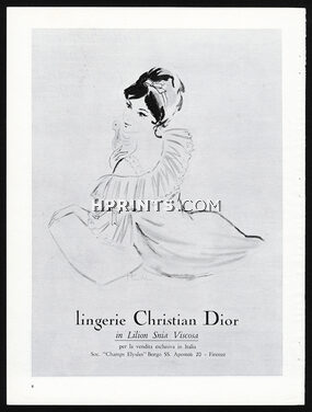 Christian Dior (Lingerie) 1961 Nightdress, Lilion (Italian)