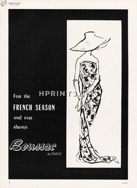 Boussac 1960 French Season, Fashion Illustration
