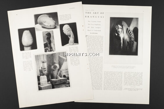 The Art of Brancusi, 1926 - "This Sculptor Hard to Understand", Texte par Clive Bell