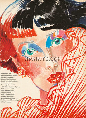 Antonio Lopez 1973 Make-up, Eye Shadow Pommade colours