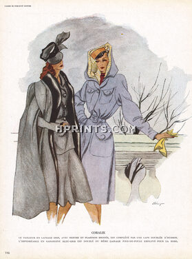 Coralie 1945 Bénigni, Tailleur, Imperméable