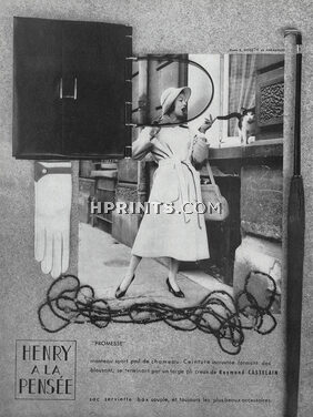 Henry a la Pensée 1957 Manteau Sport, Raymond Castelain, Photo Sabine Weiss