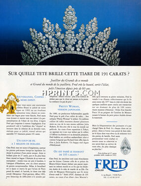 Fred (High Jewelry) 1993 Tiare de 191 carats