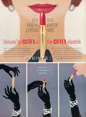 Cutex (Cosmetics) 1960 Lipstick
