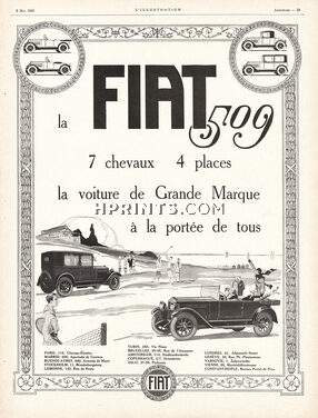 Fiat (Cars) 1926 Fiat 509, Golf