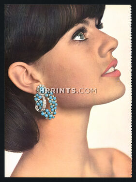 Cartier (High Jewelry) 1964 Turquoises, Earrings