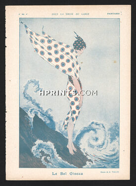 Le Bel Oiseau, 1917 - The Beautiful Bird, Armand Vallée