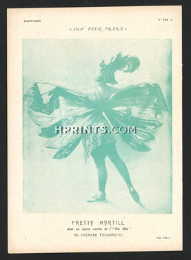 Pretty Myrtill 1917 L'Ibis Bleu, Music Hall Dancer, Cabaret