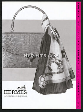 Hermès 1961 Handbag, Scarf