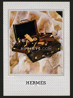 Hermès 1962 Crocodile Jewelry Box