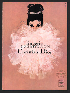 Christian Dior (Lingerie) 1963 René Gruau (Version A)