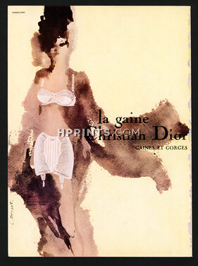 Christian Dior 1963 Lise Berset, Gorge "Malicieux", Ceinture "Divine", Girdle