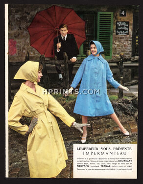 Lempereur 1958 Impermanteau, Raincoats, Le Lapin Agile Montmartre