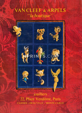 Van Cleef & Arpels (Jewels) 1966 Bestiaire, Animals Clips, La Boutique