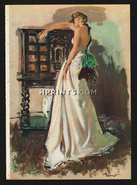 Brénot 1945 Evening gown