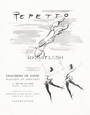 Repetto (Shoes) 1949 Ballet, Chaussons de danse