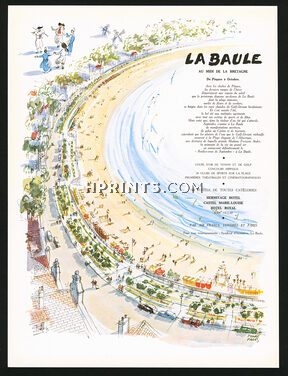 La Baule 1956 au midi de la Bretagne