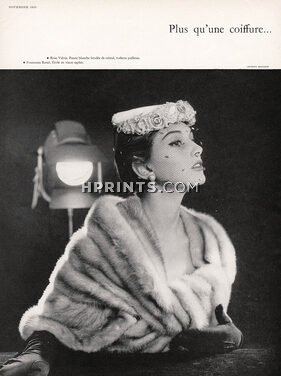 Rose Valois 1953 Photo Jacques Boucher, Fur Renel