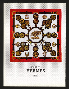 Hermès (Carrés) 1964 "Cuivreries" Scarf