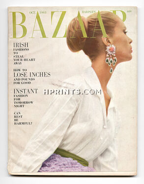 Harper's Bazaar 1963 October, Irish Fashions, Photo Leiter