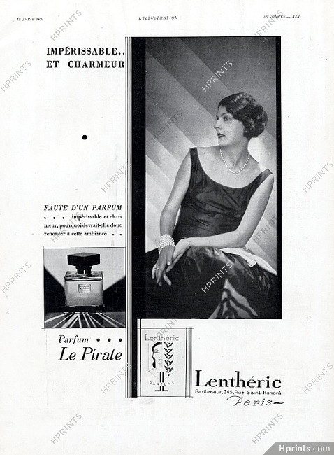 Lenthéric 1930 Le Pirate