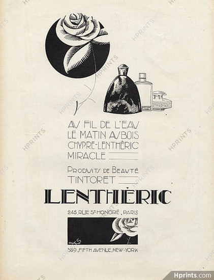 Lenthéric 1925 Rose, Tintoret, Yan Bernard Dyl