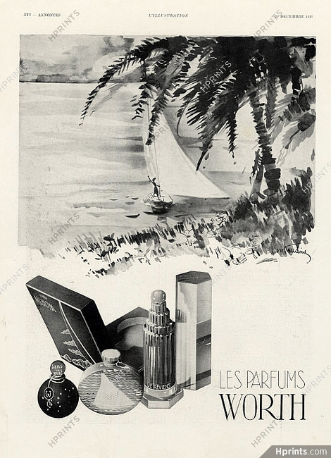Worth (Perfumes) 1936 Leon Koudine (L)