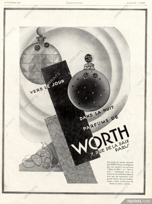 Worth (Perfumes) 1928 Vers le Jour & Dans la Nuit