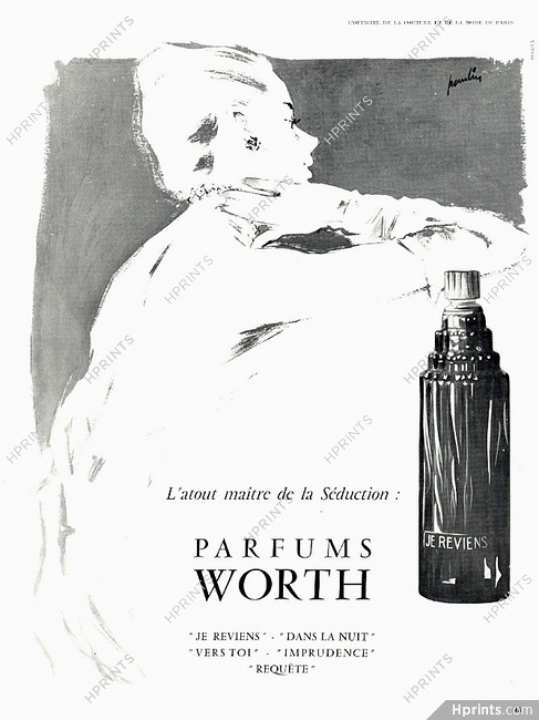 Worth (Perfumes) 1955 Paulin