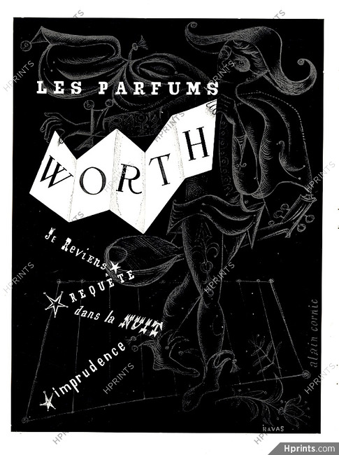 Worth (Perfumes) 1954 Alain Cornic