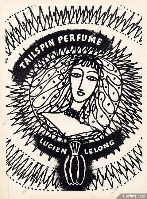 Lucien Lelong (Perfumes) 1942 Tailspin