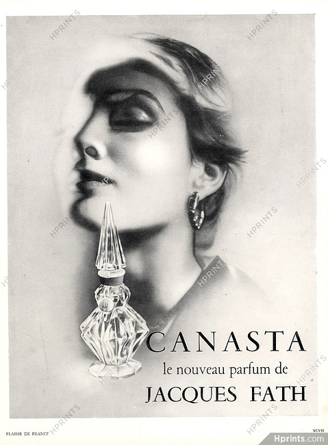 Jacques Fath (Perfumes) 1950 Canasta