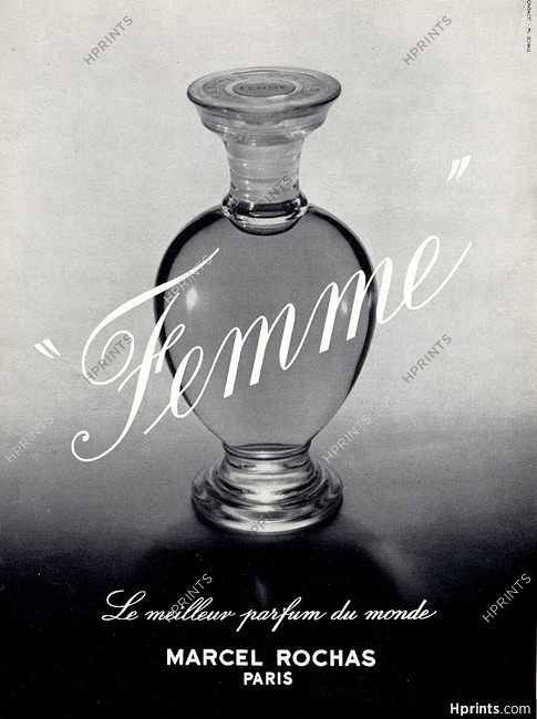 Marcel Rochas (Perfumes) 1955 Femme