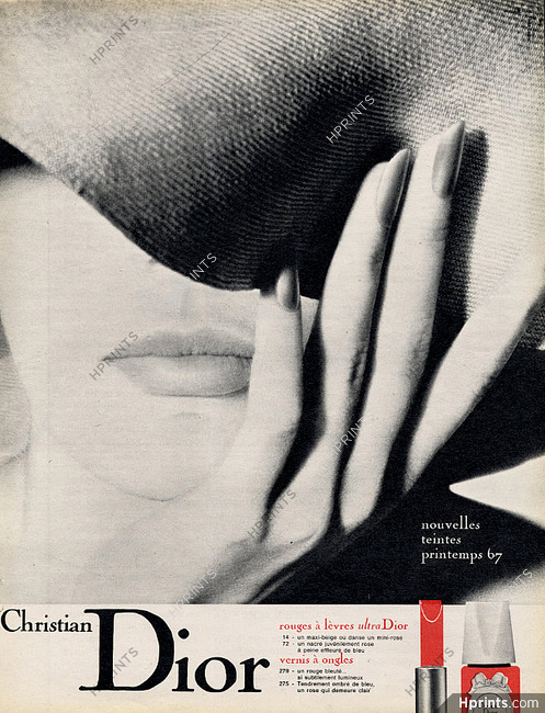Christian Dior (Cosmetics) 1967 Lipstick, Nail Polish