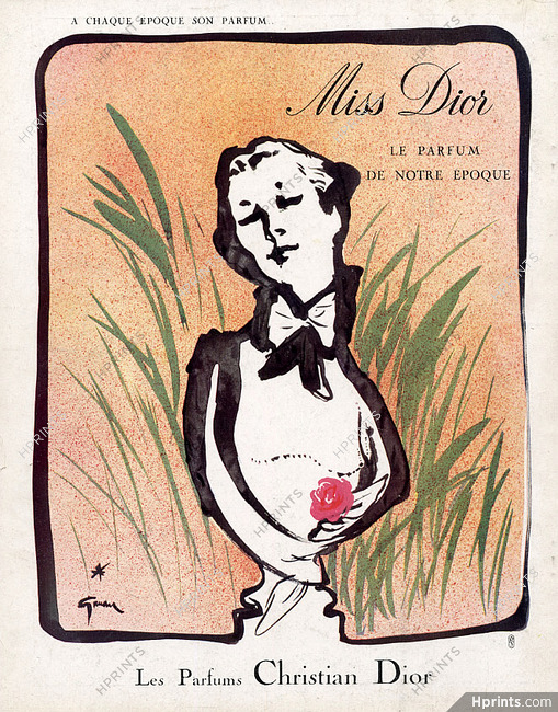 Christian Dior (Perfumes) 1954 Miss Dior, Gruau