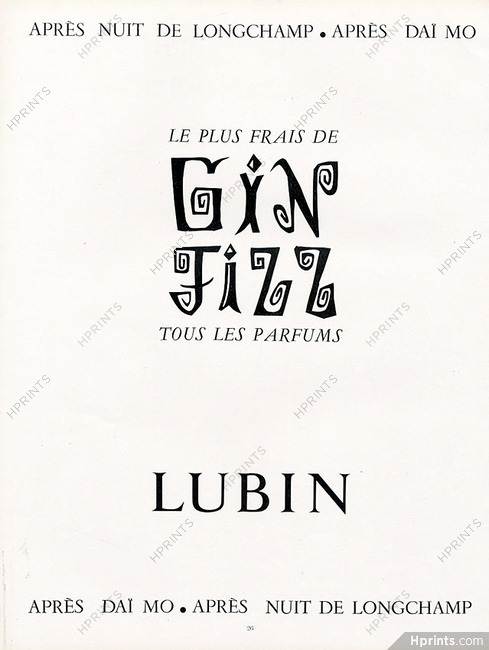Lubin 1955 Gin Fizz