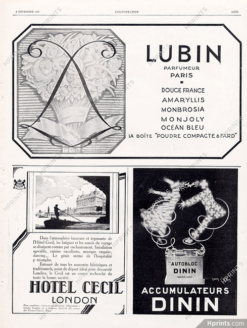 Lubin 1927 Parfumeur Paris