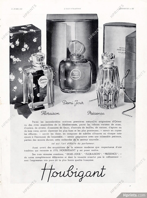 Houbigant 1937 Floraison Demi-Jour Présence