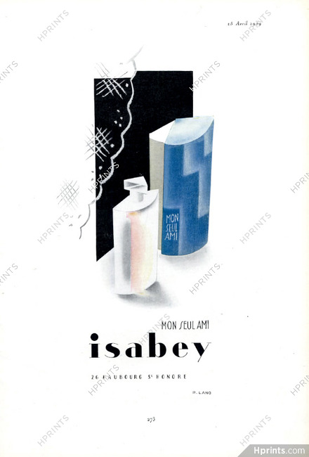 Isabey (Perfumes) 1929 Mon Seul Ami