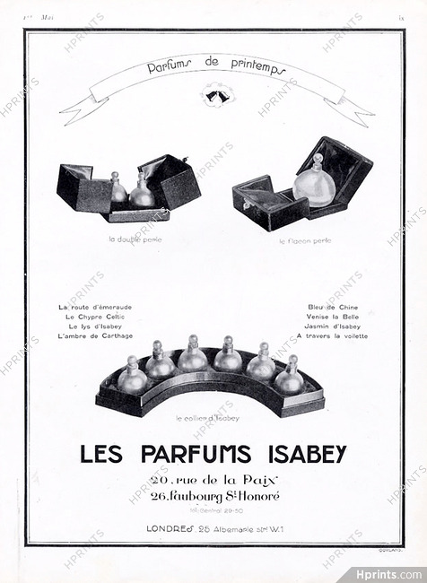 Isabey 1926 Parfums de Printemps